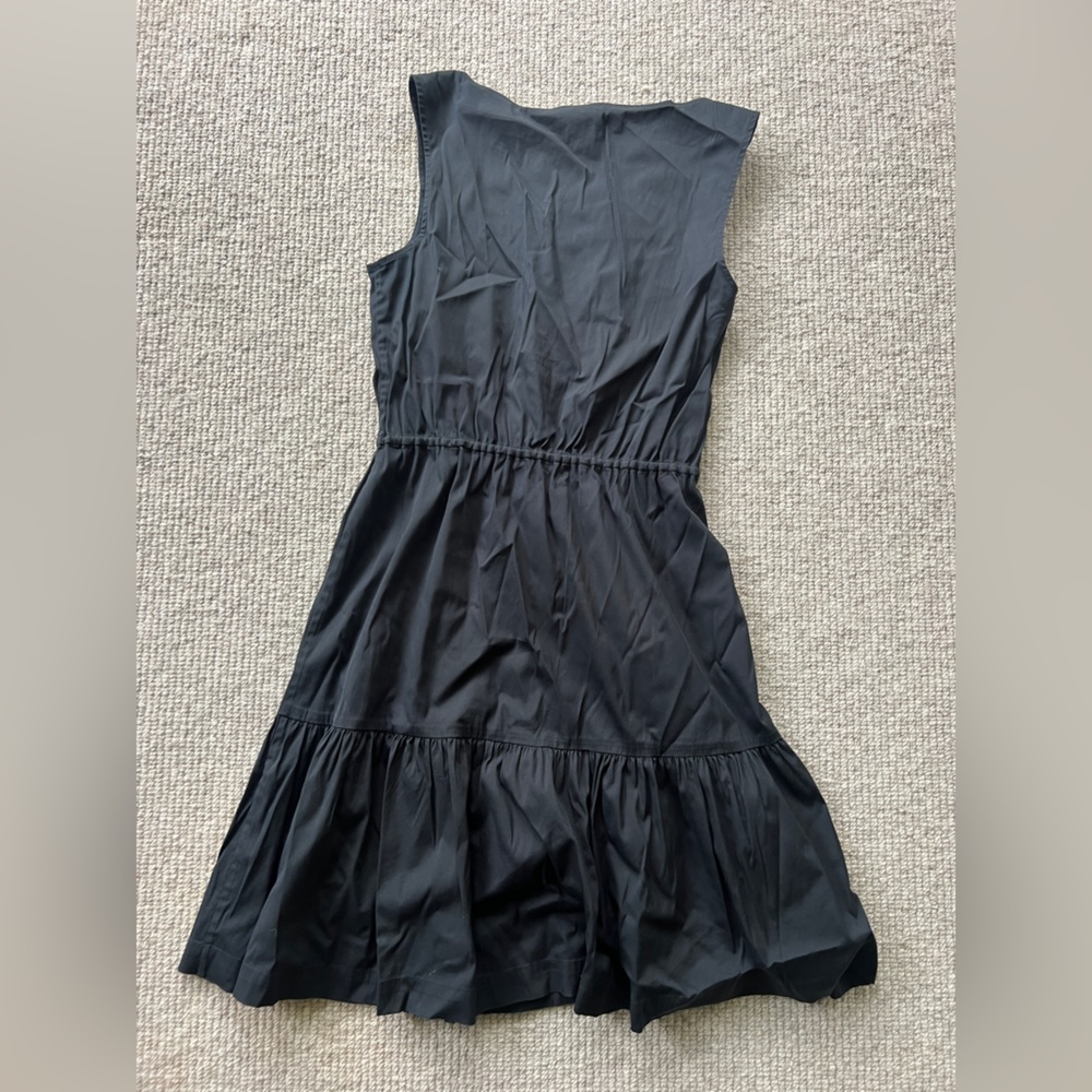Theory black cotton dress cotton